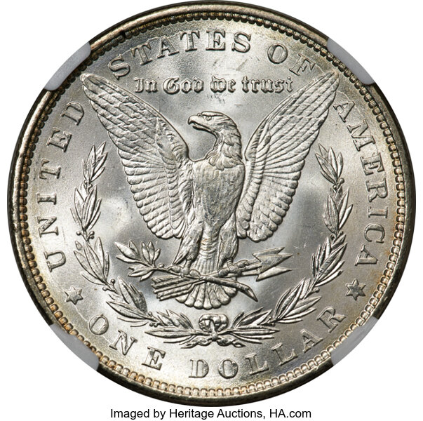 1883 $1 MS68 CAC thumbnail 2