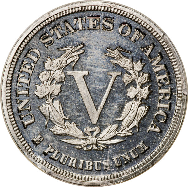 image for: 1882 5C Liberty Nickel, Judd-1689, Pollock-1891, High R.7, PR64 PCGS. CAC....