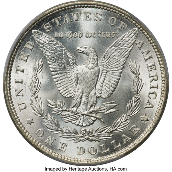 1886 $1 MS68 CAC thumbnail 2
