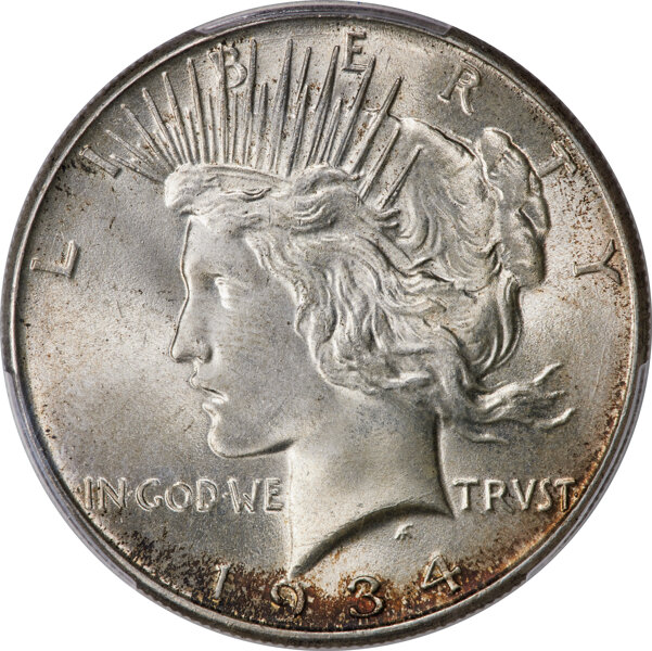 1934 $1 MS66+ PCGS....