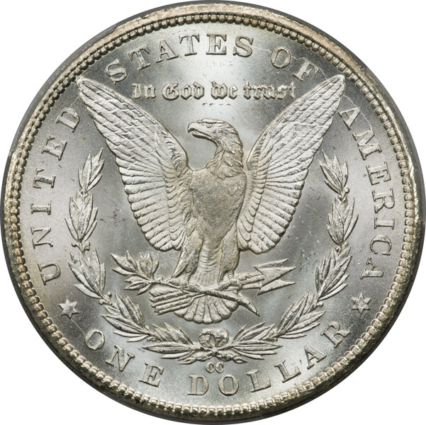 1885-CC $1  Dash Under 8, VAM-2 AU58 thumbnail 10