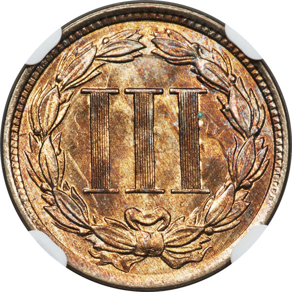 1865 3 Cent Nickel MS Values | Greysheet