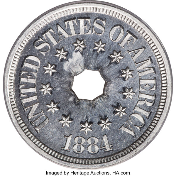 image for: 1884 5C Five Cent, Judd-1725, Pollock-1935, Low R.7, PR66 Cameo PCGS....