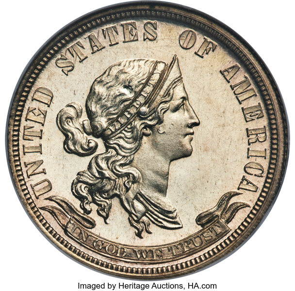 image for: 1870 25C Standard Silver Quarter Dollar, Judd-912, Pollock-1008, High R.6, PR66 NGC....