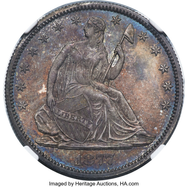 1860 Liberty Seated Half Dollar, Proof Values & Prices By