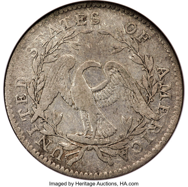 image for: 1795 50C Two Leaves, O-119, T-1, R.3, VF30 NGC....