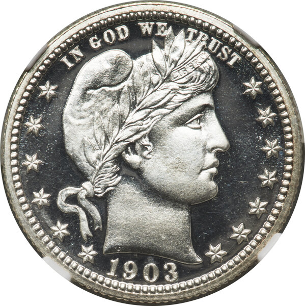 image for: 1903 25C PR67 Ultra Cameo NGC....