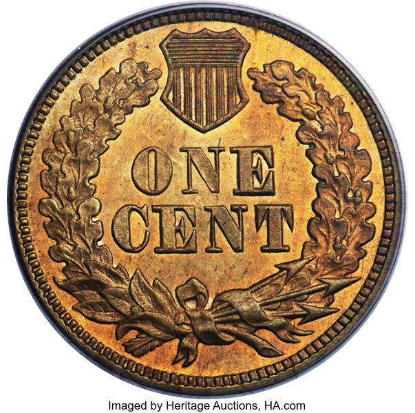 image for: 1864 1C One Cent, Judd-353, Pollock-425, Snow-PT1a-2, Low R.6, MS65 PCGS....