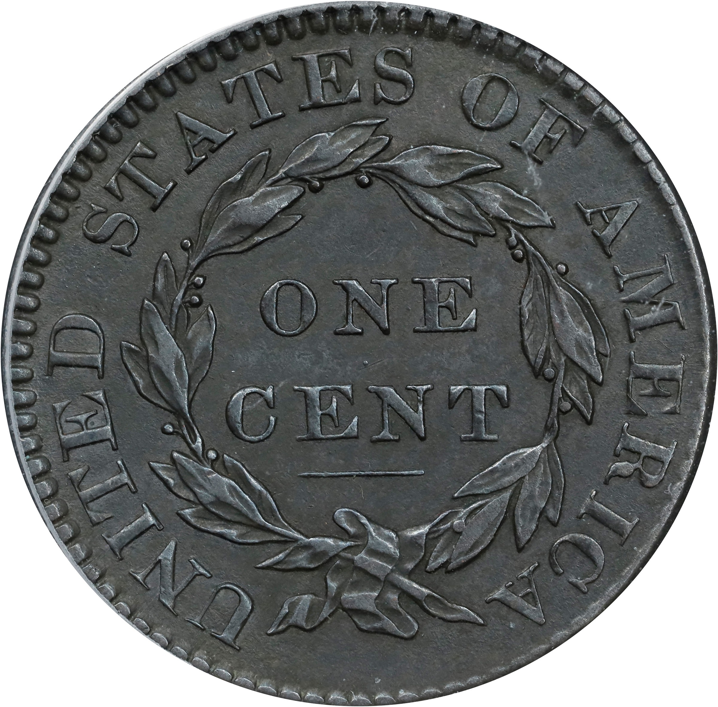 image for: 1820 Matron Head Cent. N-7. Rarity-2. Small Date. EF-40 Details--Corroded (ANACS).