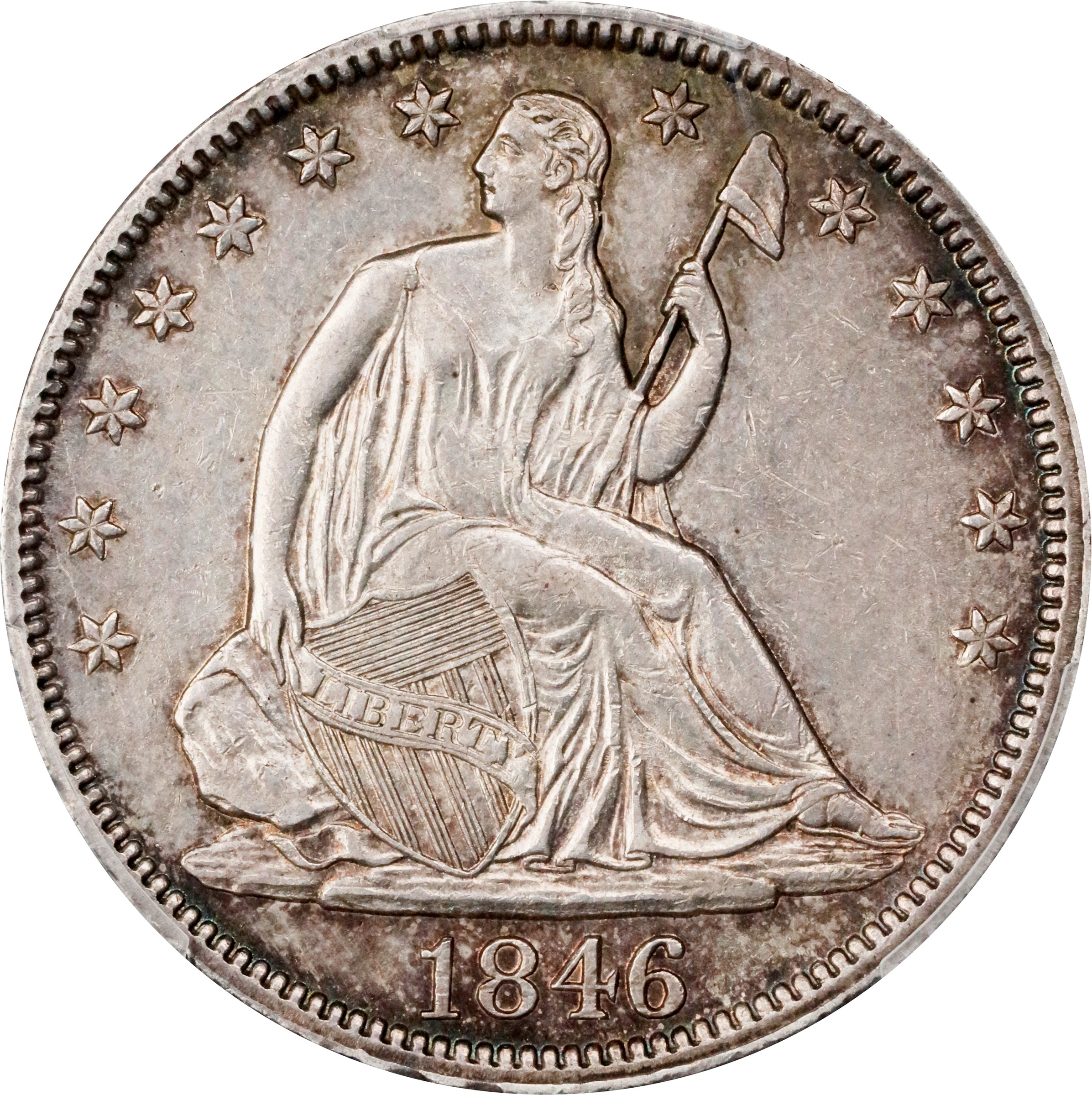 1846 Liberty Seated Half Dollar Tall Date Mint State (MS) Pricing