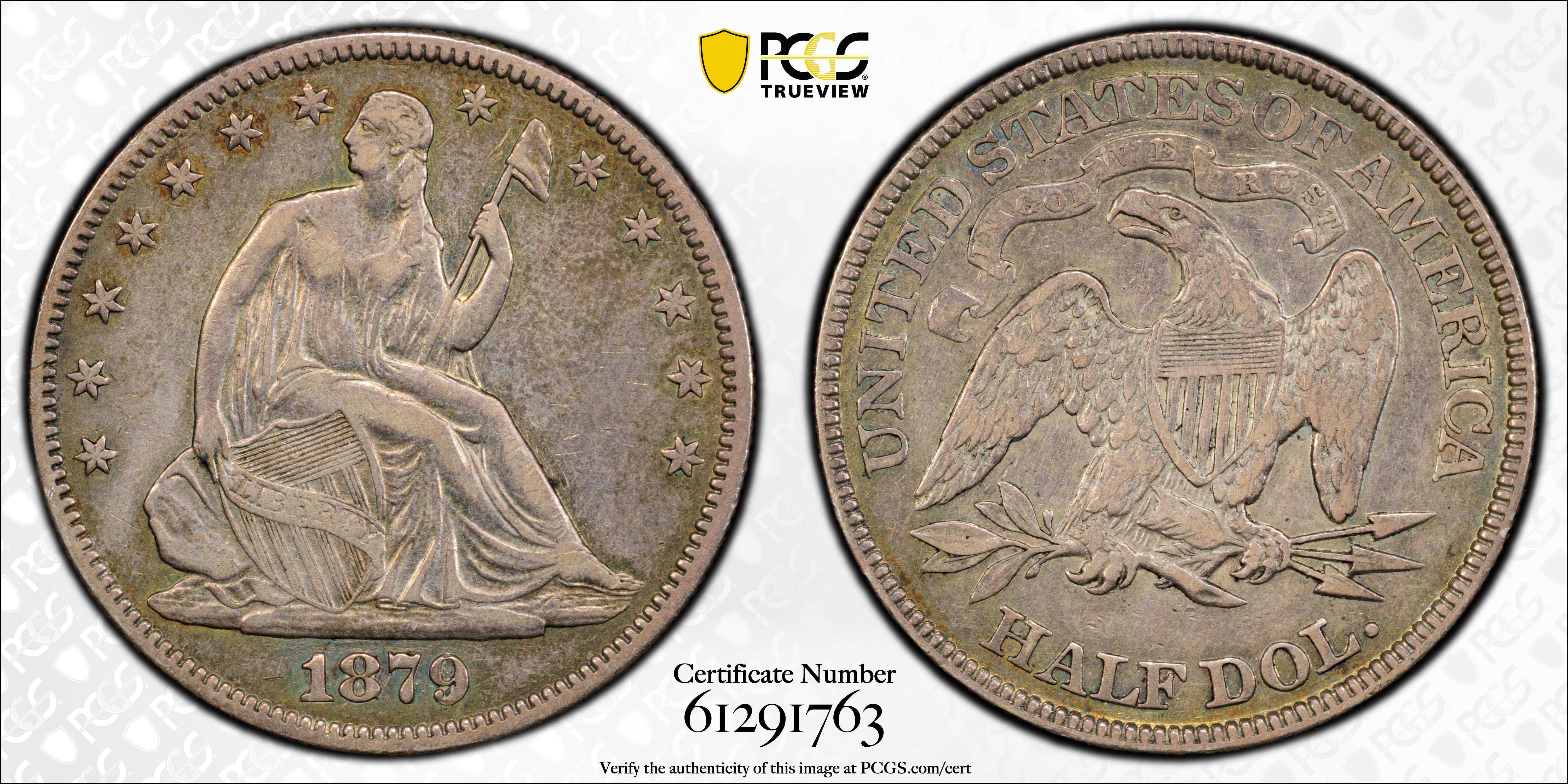 1874年 シーッティドリバティ50セント 1874年 シーッティドリバティ50セント 1874 5th Issue 50 Cents