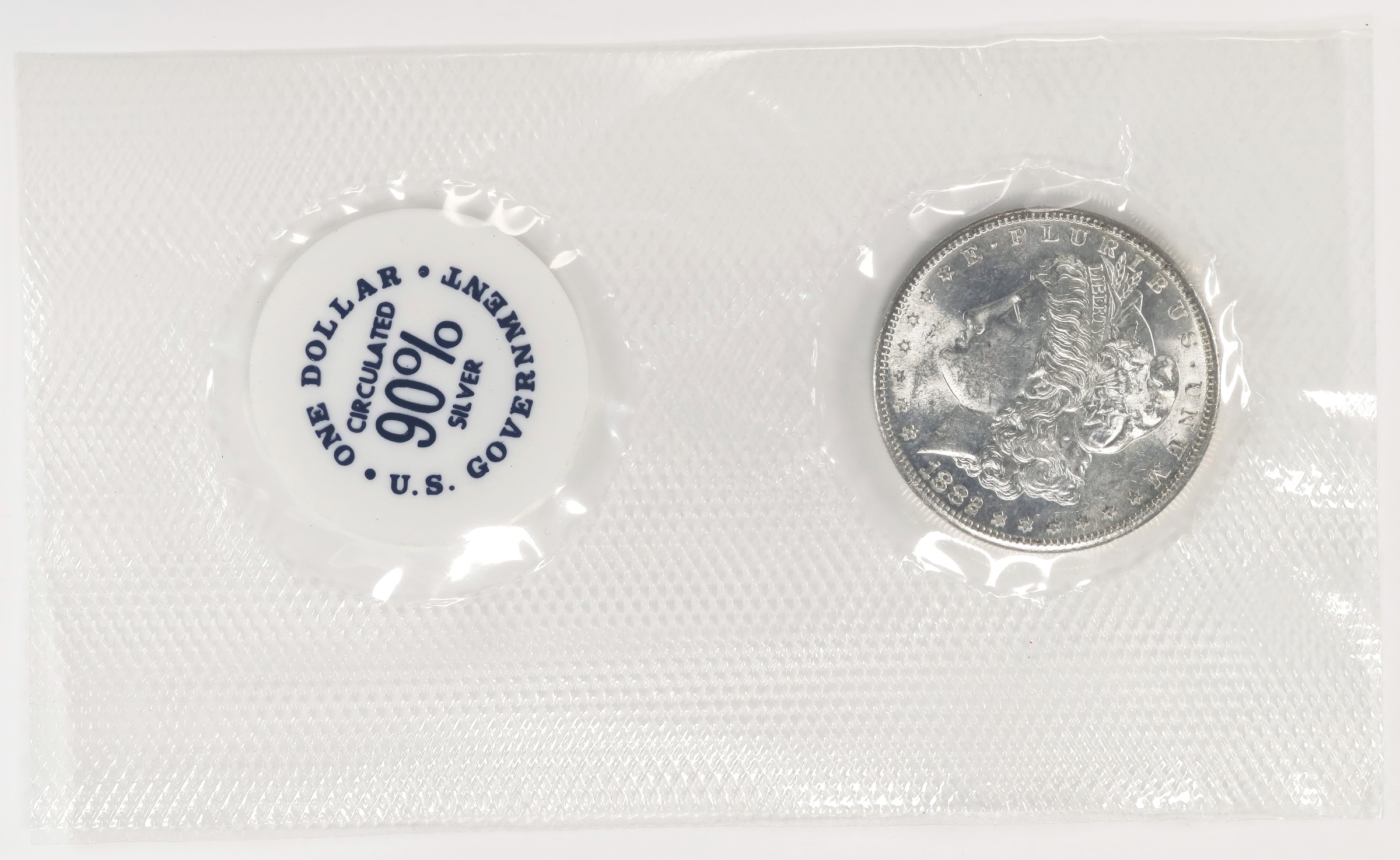 image for: 1882-S GSA Morgan Silver Dollar. GSA Soft Pack. Mint State (Uncertified).