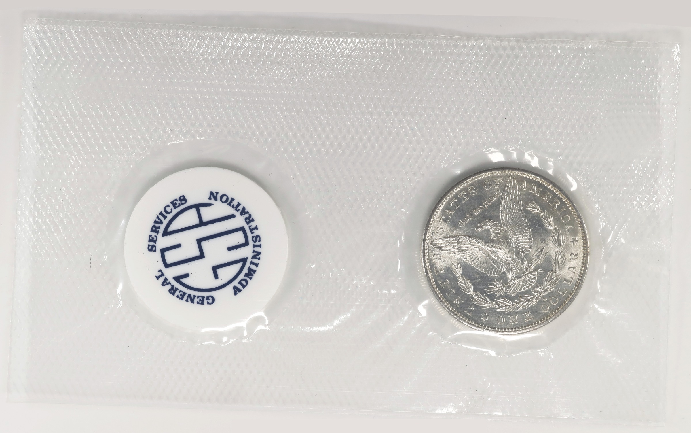 image for: 1882-S GSA Morgan Silver Dollar. GSA Soft Pack. Mint State (Uncertified).