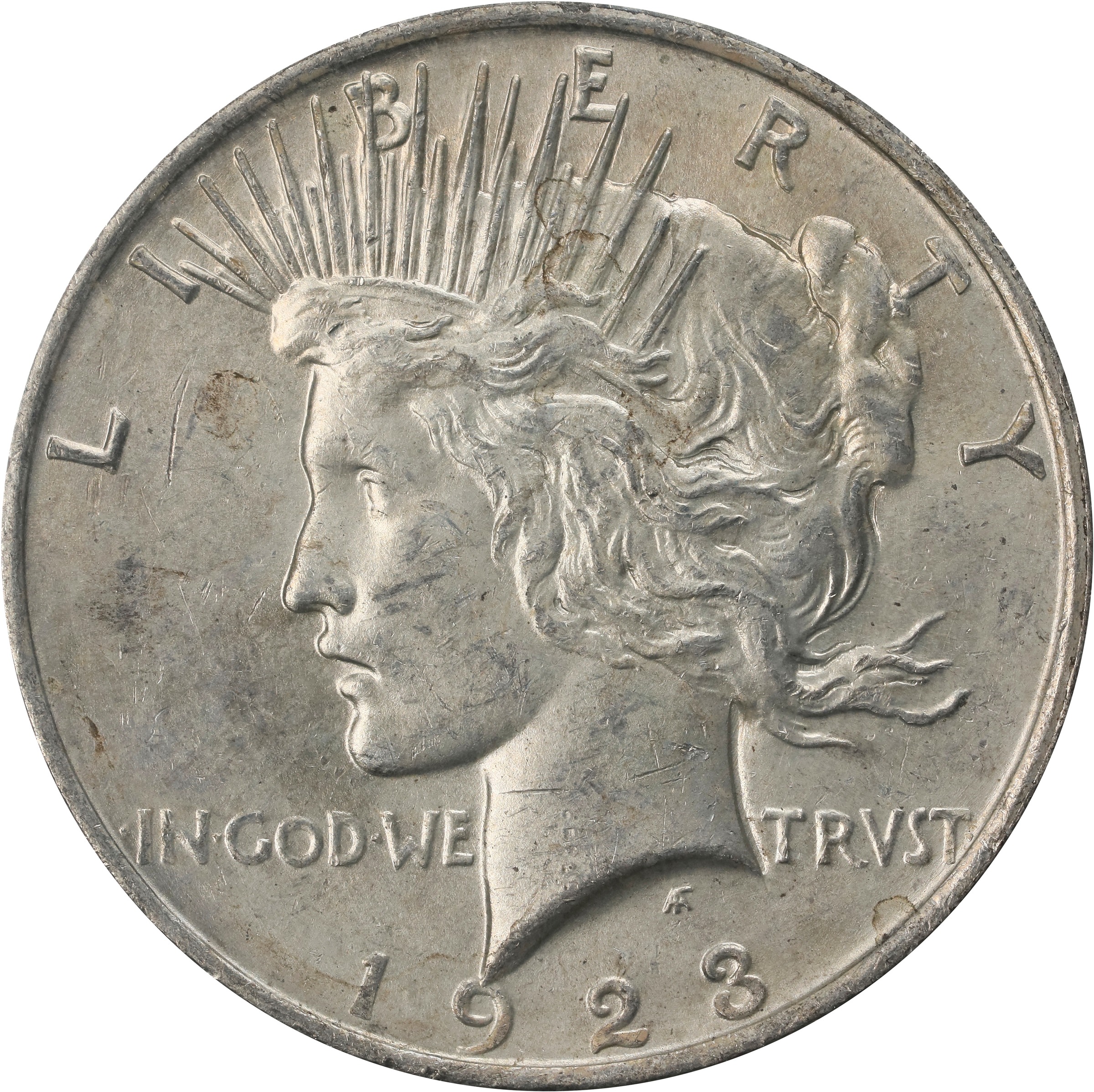 image for: 1923 GSA Peace Silver Dollar. GSA Soft Pack. Mint State (Uncertified).