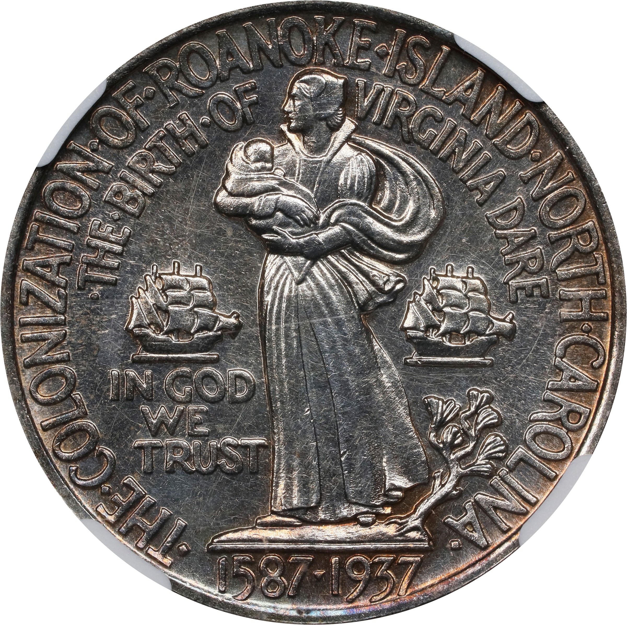 1937 Roanoke Island Half dollar MS Values | Greysheet
