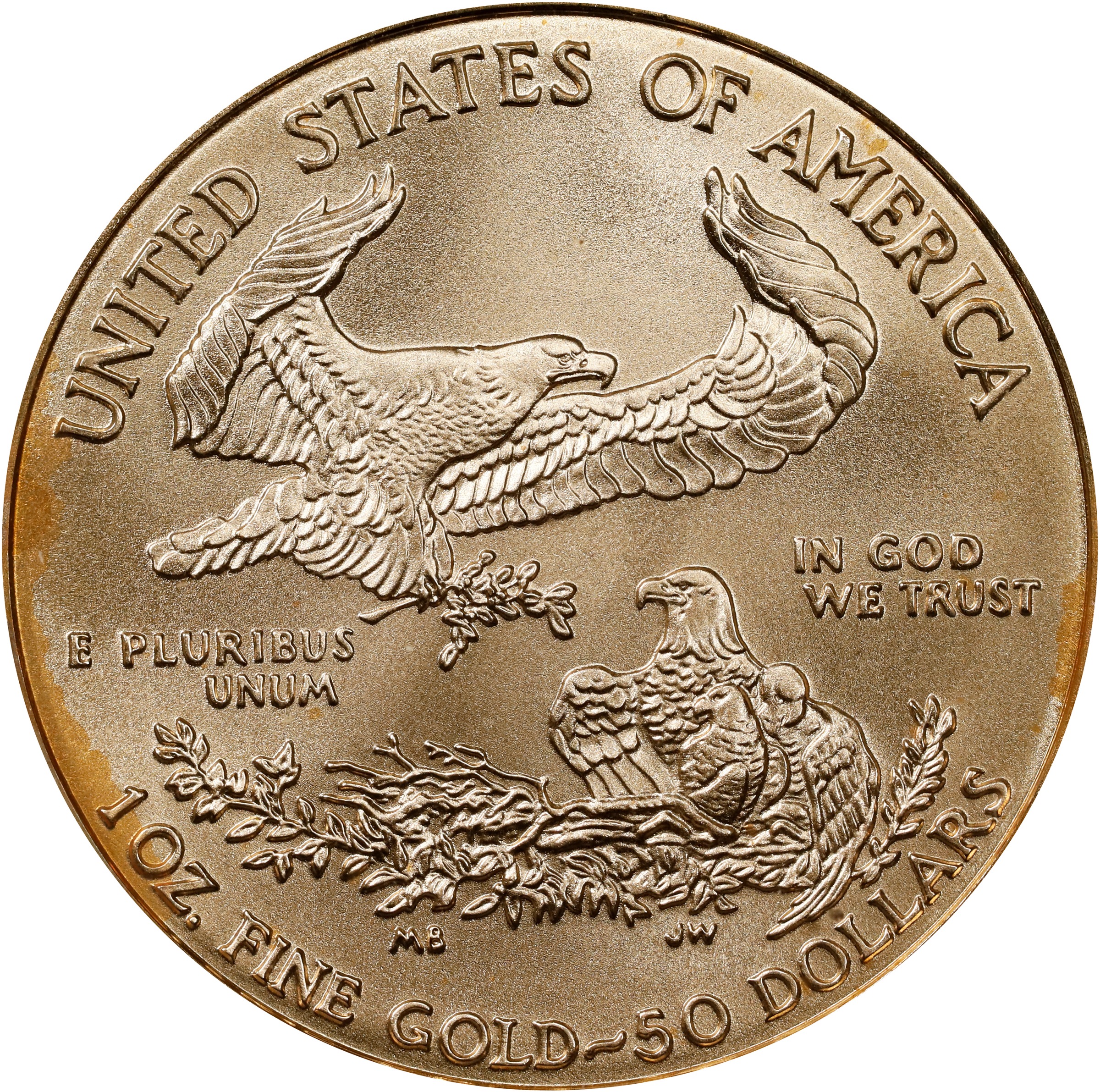 image for: 2003 One-Ounce Gold Eagle. MS-70 (ICG).