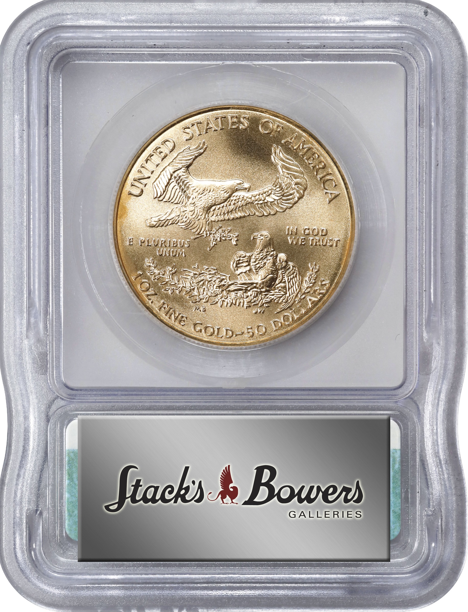 image for: 2003 One-Ounce Gold Eagle. MS-70 (ICG).
