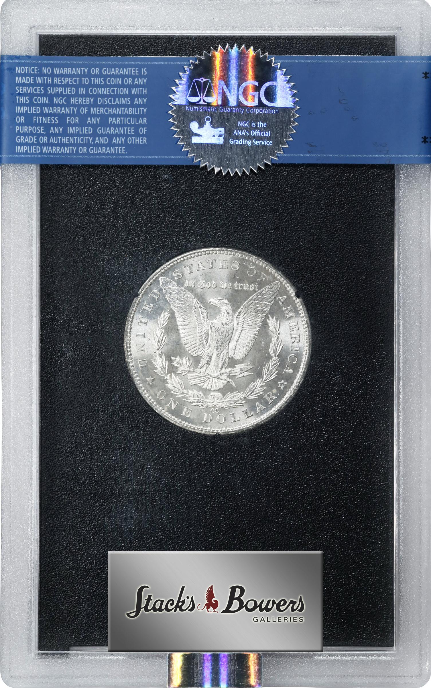 image for: 1885-CC GSA Morgan Silver Dollar. MS-64 (NGC).