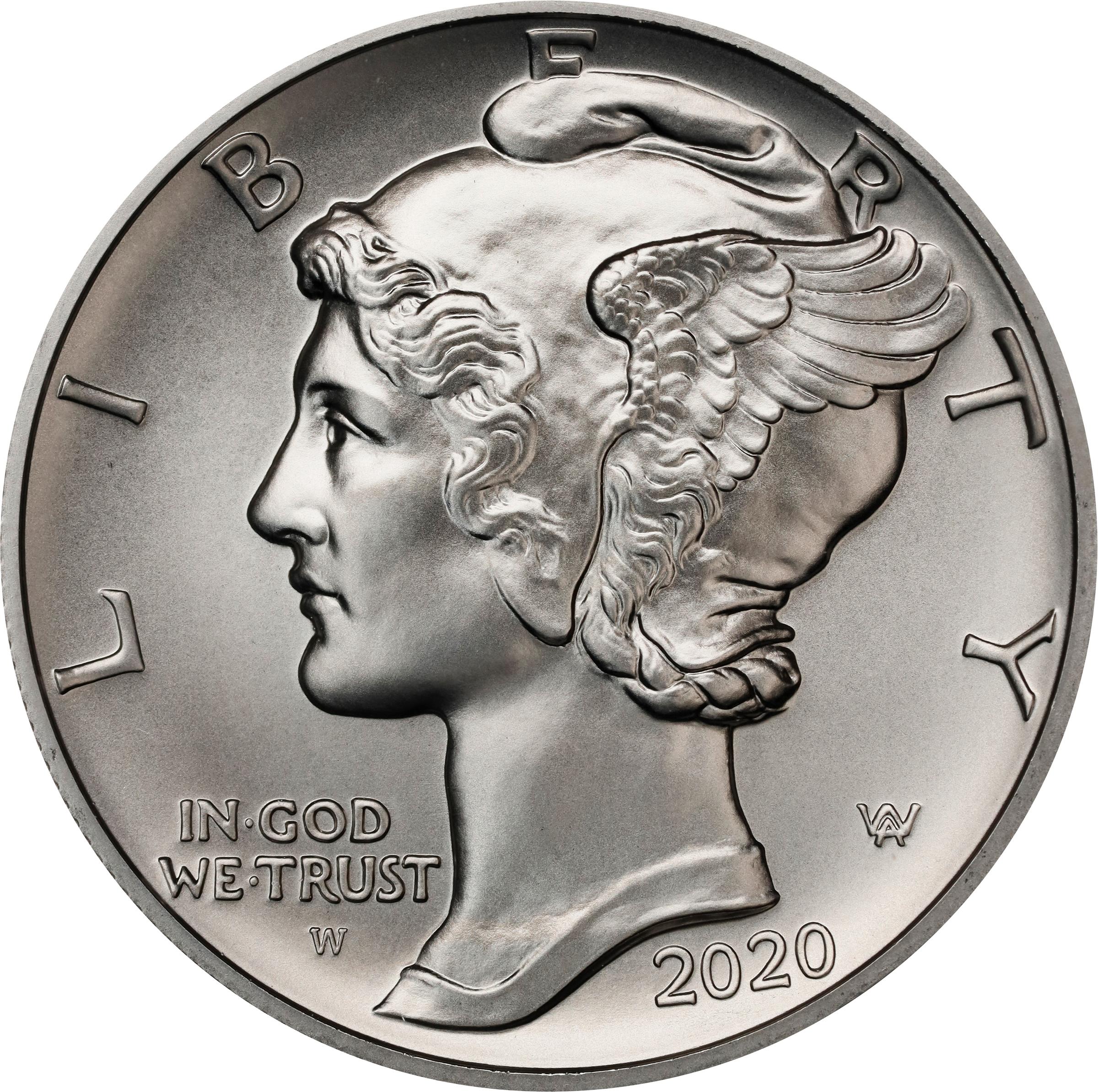 image for: 2020-W Palladium Eagle. First Day of Issue. Specimen-70 (PCGS).