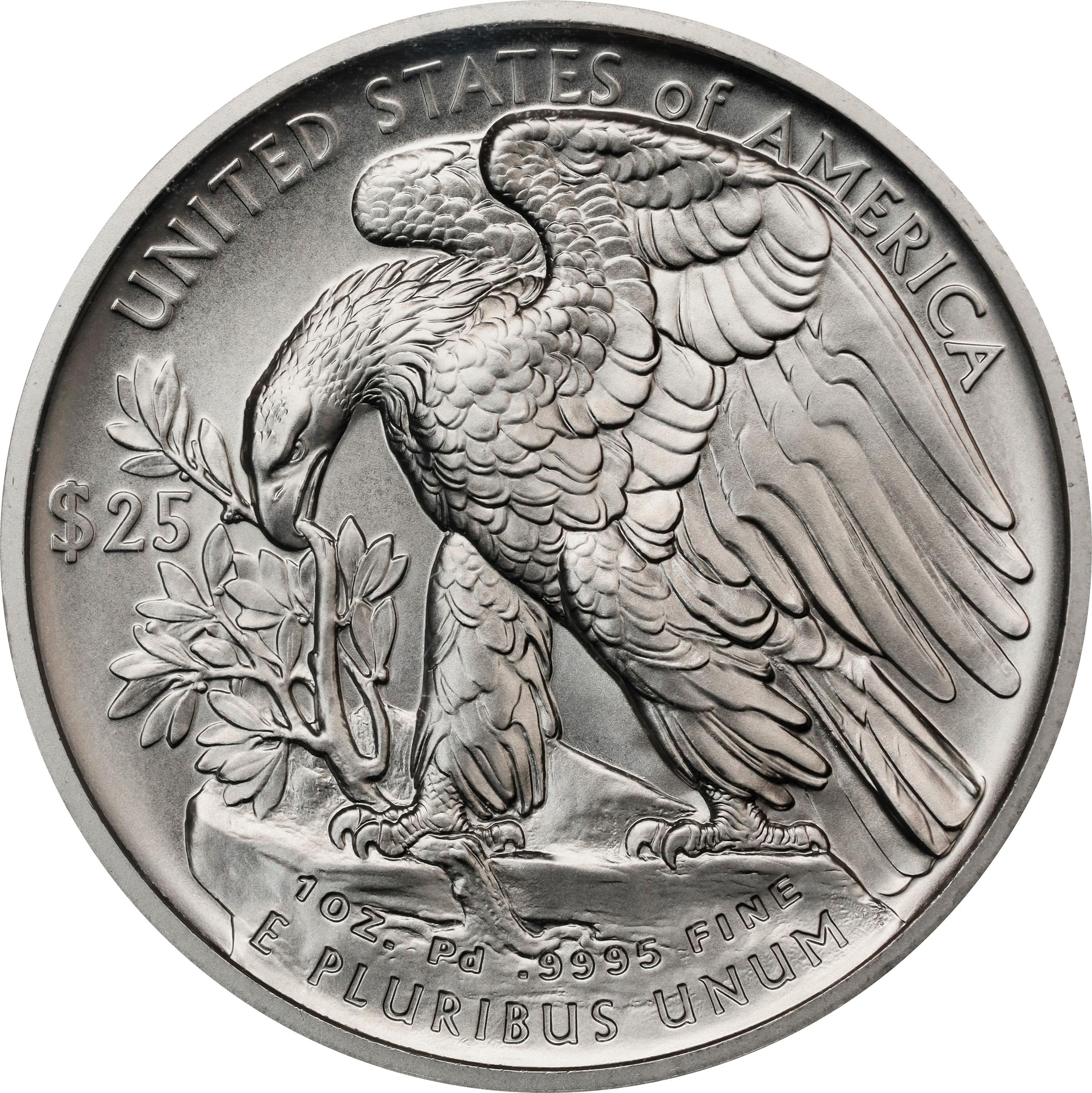 image for: 2020-W Palladium Eagle. First Day of Issue. Specimen-70 (PCGS).