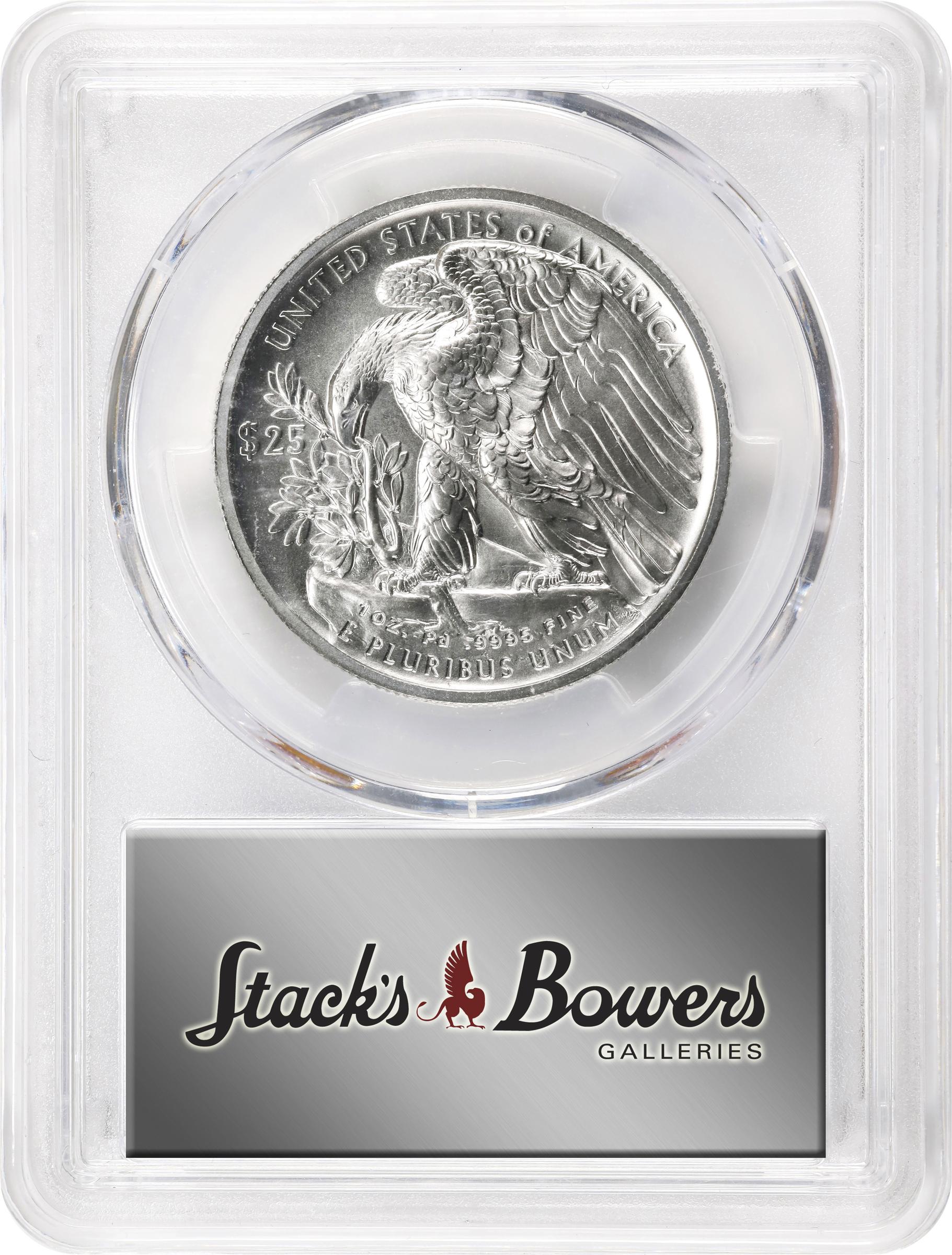 image for: 2020-W Palladium Eagle. First Day of Issue. Specimen-70 (PCGS).