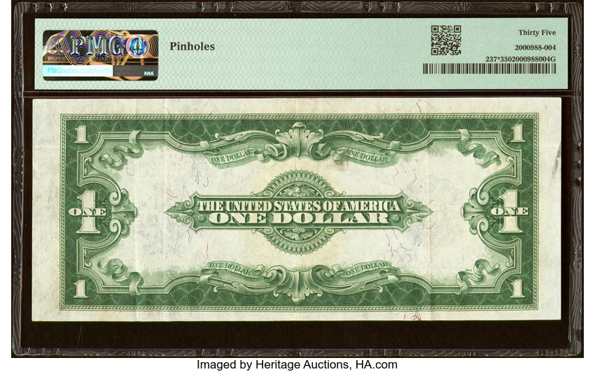 image for: Fr. 237* $1 1923 Silver Certificate Star Note PMG Choice Very Fine 35....