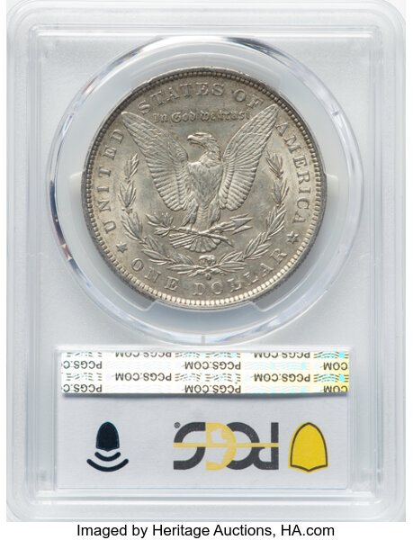 image for: 1889-O $1 Oval O, VAM-2, AU55 PCGS. A Top 100 variety. PCGS Population: 16 in 55, 44 finer (9/25). CDN: $130 Whsle. Bid for...