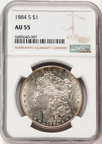 1884 S Morgan Dollar Mint State (MS) Pricing Guide | The Greysheet