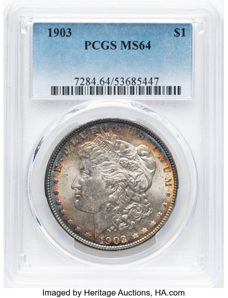 1903 Morgan Dollar Mint State (MS) Pricing Guide | The Greysheet