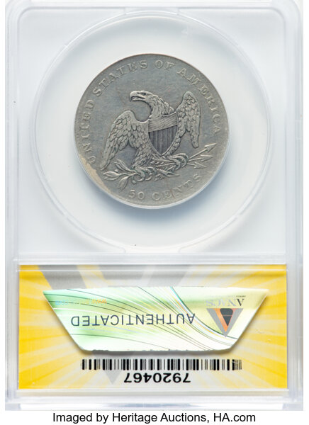 1837 50c Reeded Edge G6 thumbnail 23
