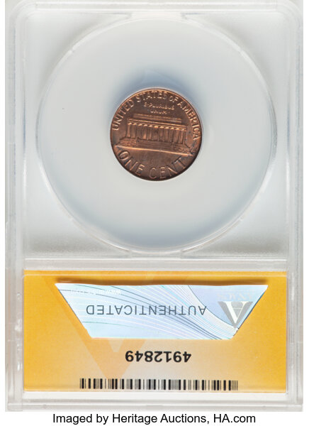 image for: 1984 1C Doubled Die Obverse , FS-101 Die 1, MS63 Red and Brown ANACS....