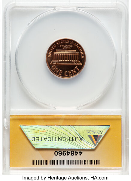 image for: 1970-S 1C Small Date, FS-1402, PR66 Red ANACS.  Mintage 2,632,810. ...