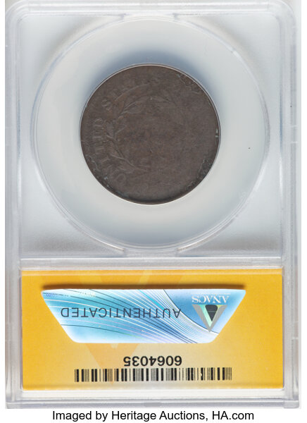 image for: 1796 1C Draped Bust, Reverse of 1795, S-97, B-20, R.3 -- Graffiti -- ANACS Details. AG3....