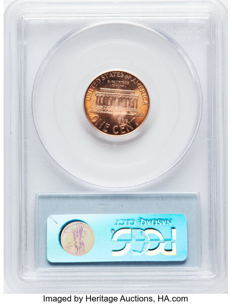 image for: 1997 1C Doubled Ear, FS-101, MS65 Red PCGS. Formerly FS-043. CDN: $200 Whsle. Bid for NGC/PCGS MS65....