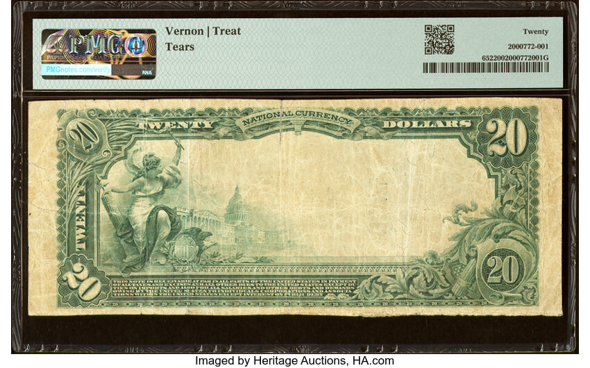 image for: Cambridge, IA - $20 1902 Plain Back Fr. 652 The First National Bank Ch. # 9014 PMG Very Fine 20....