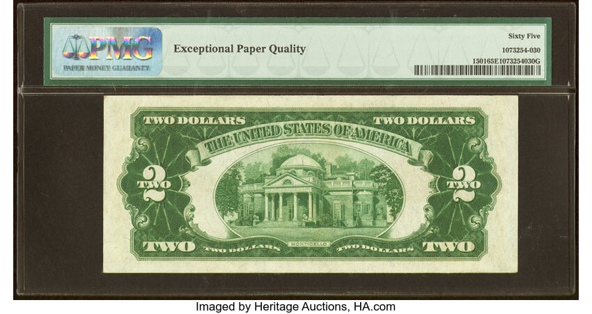 image for: Fr. 1501 $2 1928 Legal Tender Note. PMG Gem Uncirculated 65 EPQ....
