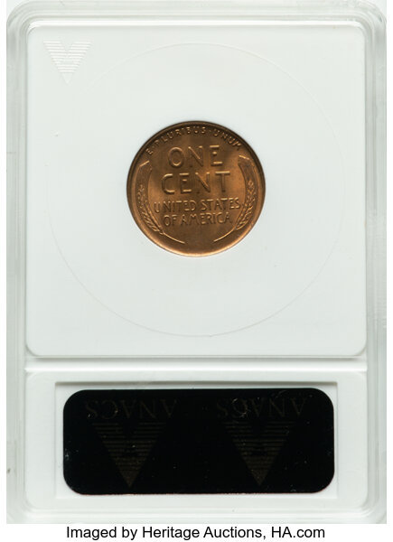 image for: 1938-S/S/S 1C Repunched Mintmark, FS-502, MS64 Red ANACS. Formerly FS-016.5. RPM-2. Housed in a small-sized holder....