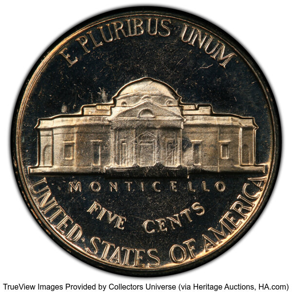 image for: 1966 5C SMS, SP65 Deep Cameo PCGS. PCGS Population: 6 in 65 Deep Cameo, 48 finer (10/25). CDN: $200 Whsle. Bid for NGC/PCGS...