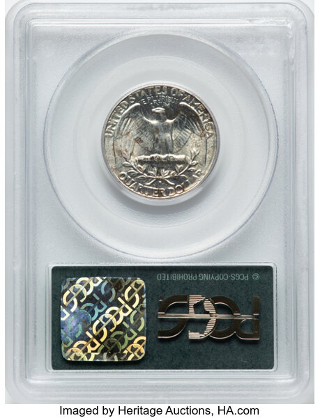 image for: 1943-S 25C Doubled Die Obverse, FS-101, MS64 PCGS. CAC. Housed in a Generation 3.1 green label holder. PCGS Population: (60...