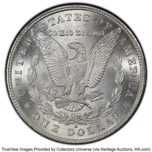 1880/9-S $1  Overdate, VAM-11 MS68 CAC thumbnail 13