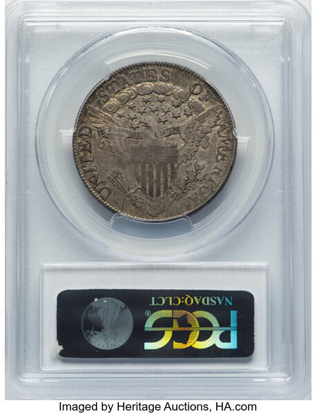 image for: 1806 50C Pointed 6, Stem, O-118a, T-24, R.3, XF40 PCGS. CAC. CAC: 26 in 40, 74 finer (10/25).  CDN: $1,400 Whsle. Bid for N...