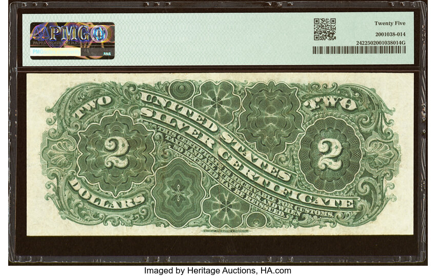 image for: Fr. 242 $2 1886 Silver Certificate PMG Very Fine 25....