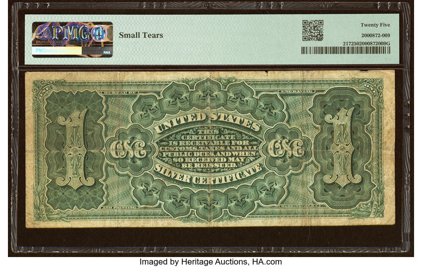 image for: Fr. 217 $1 1886 Silver Certificate PMG Very Fine 25....