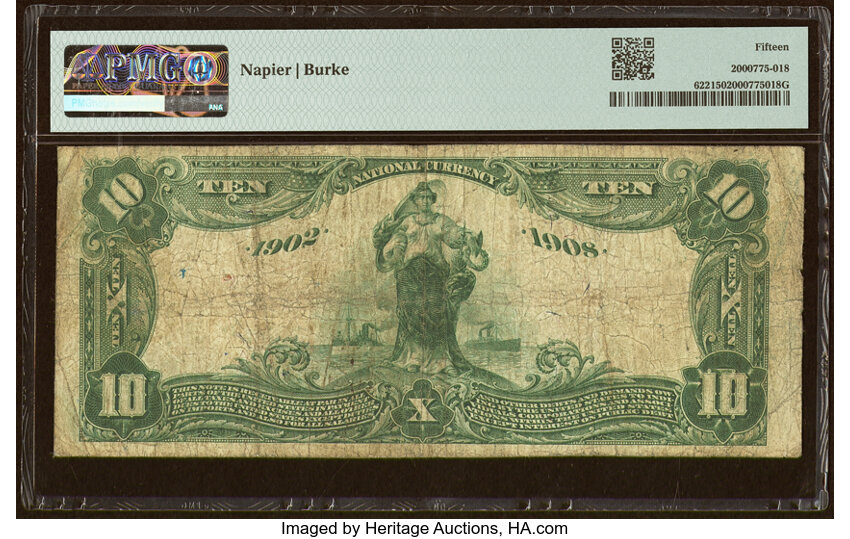 image for: Ames, IA - $10 1902 Date Back Fr. 622 The Ames National Bank Ch. # (M)10408 PMG Choice Fine 15....