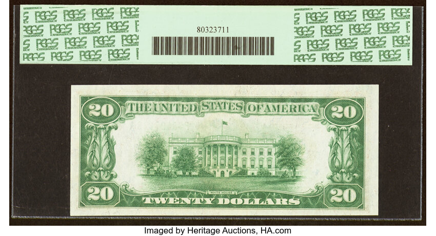 image for: Fr. 2050-F $20 1928 Federal Reserve Note. PCGS Very Choice New 64PPQ....