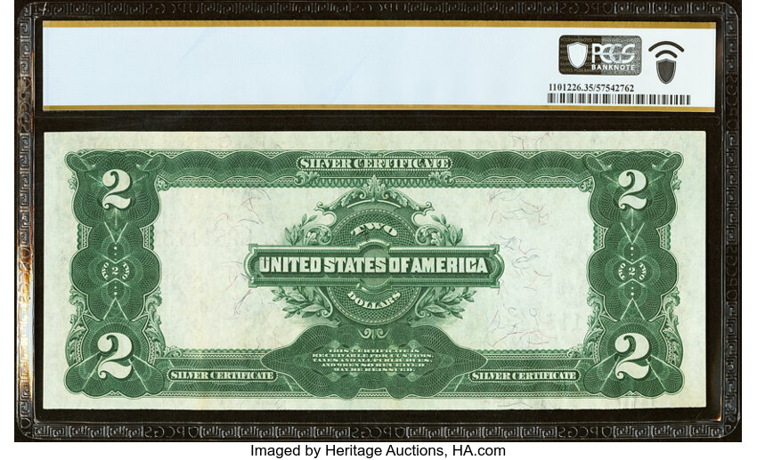 image for: Fr. 255 $2 1899 Silver Certificate PCGS Banknote Choice VF 35....