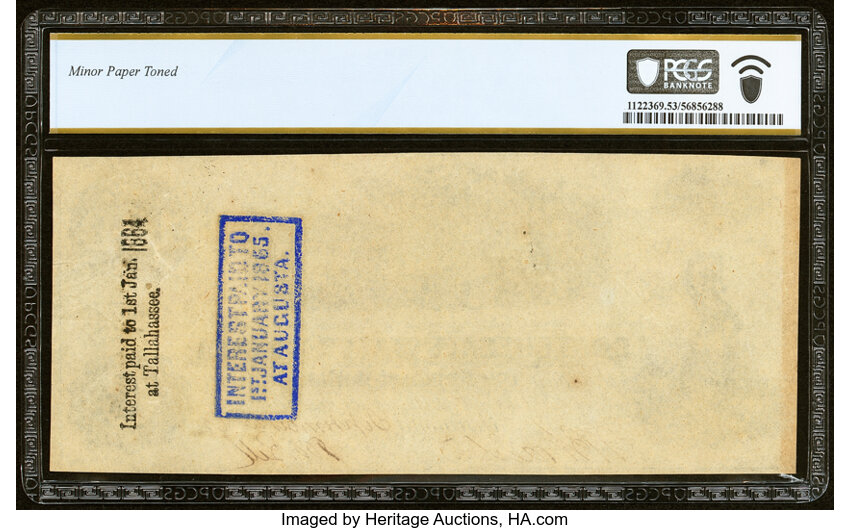 image for: T40 $100 1862 PF-1 Cr. 298 PCGS Banknote About Unc 53....