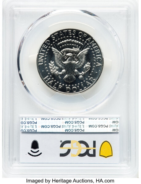 image for: 1964 50C Accented Hair, FS-401, PR69 PCGS. PCGS Population: 12 in 69, 0 finer (10/25). CDN: $700 Whsle. Bid for NGC/PCGS PR...