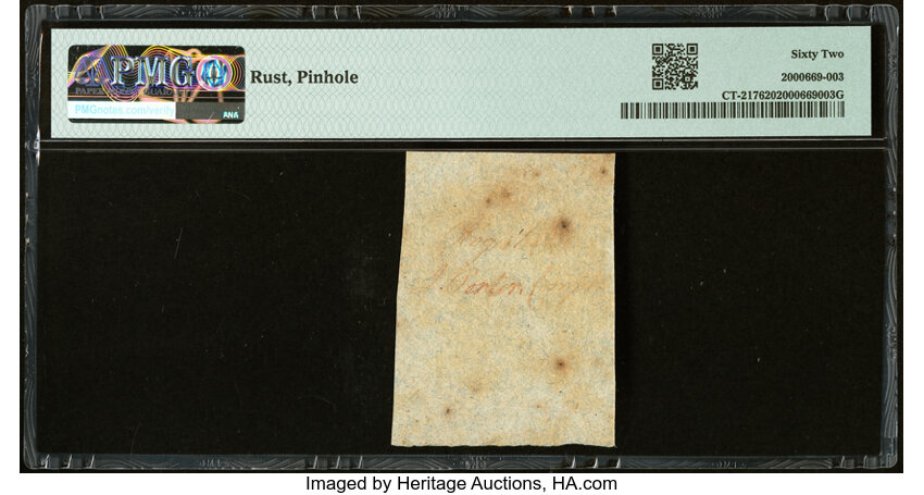 image for: Connecticut October 11, 1777 5d PMG Uncirculated 62....