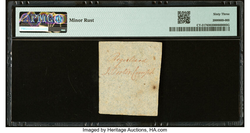 image for: Connecticut October 11, 1777 5d PMG Choice Uncirculated 63....